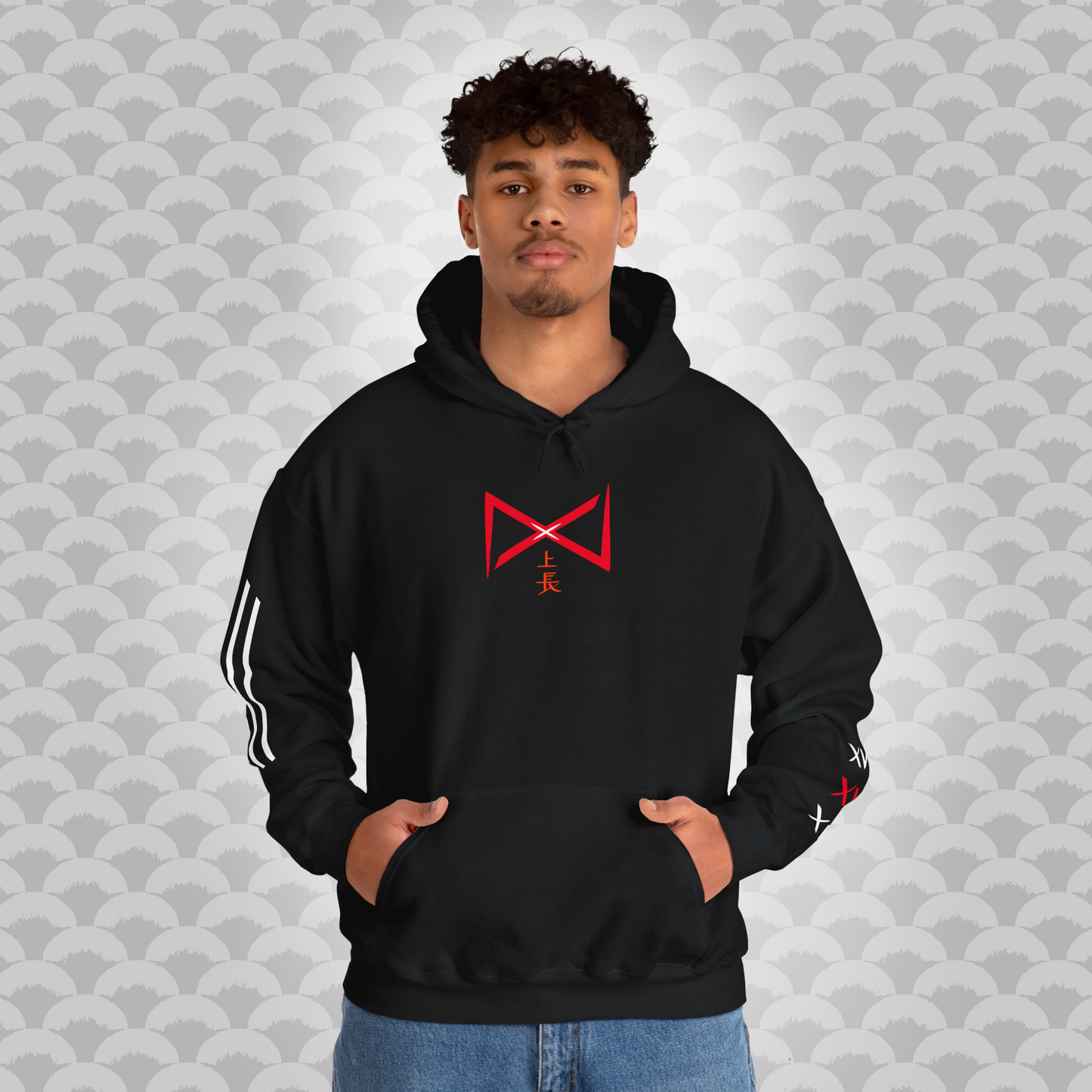 Modelo de Hoodie Libertad Sintética, variante "Modelo 17"