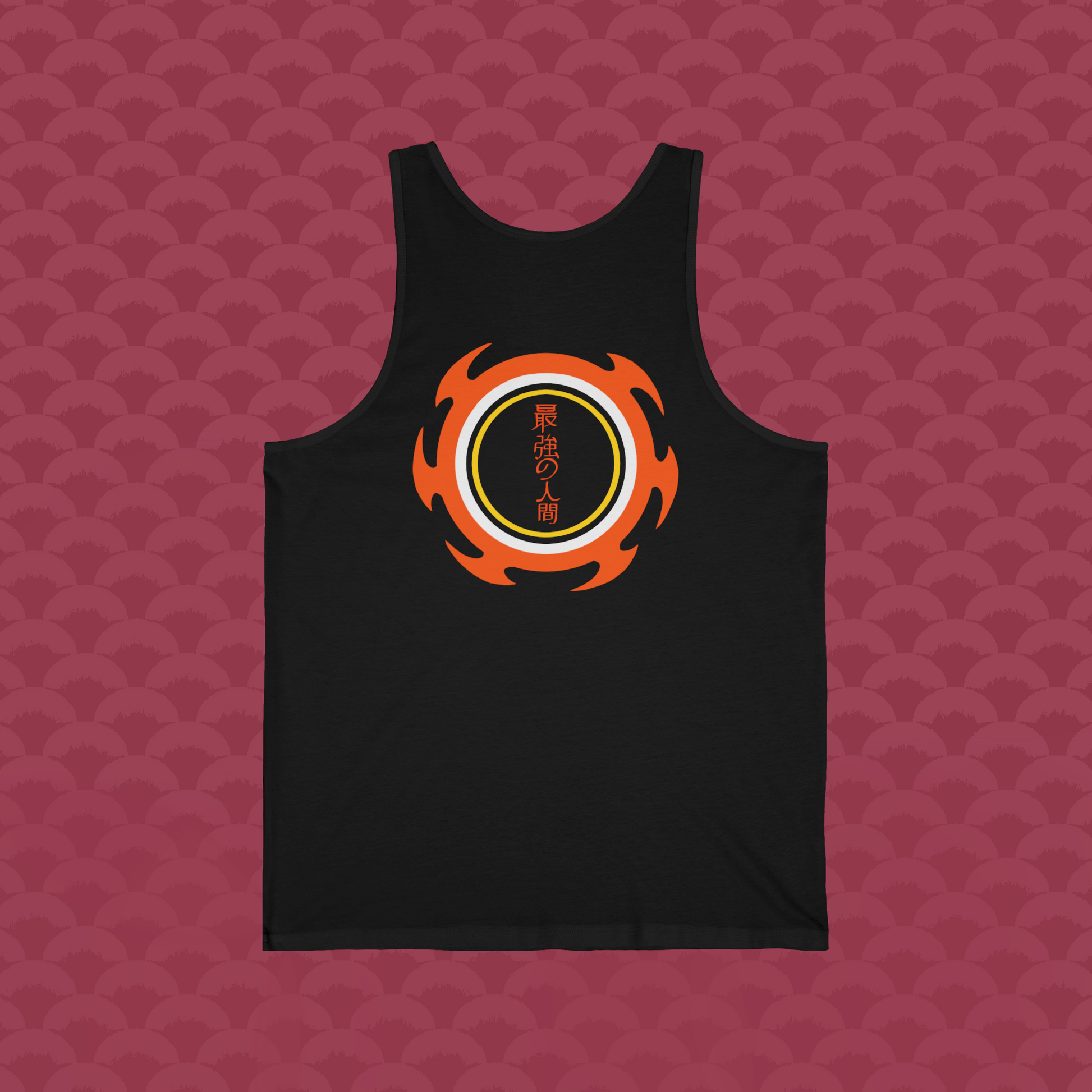 Tank-Top El Monasterio, variante negra "Valentía" de espalda