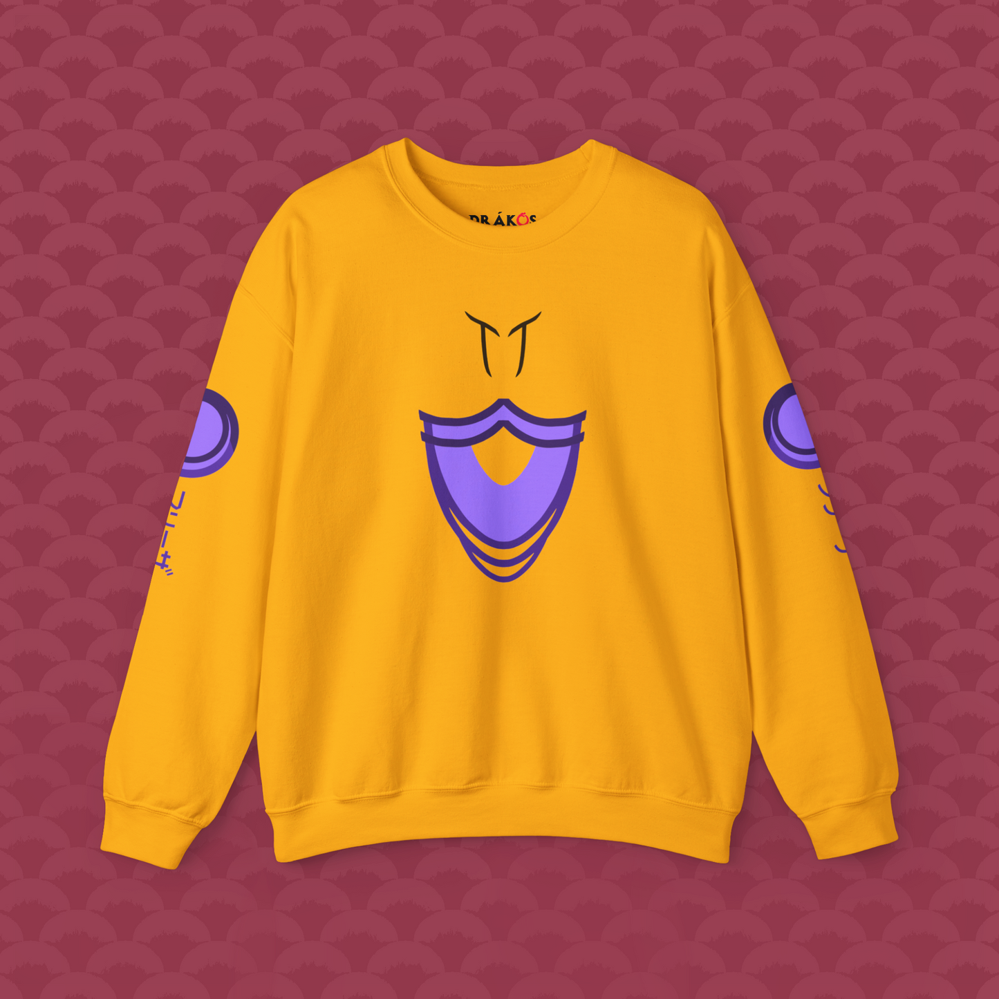 Sudadera Frío Imperial variante amarilla, dorada " Frío Dorado" de frente