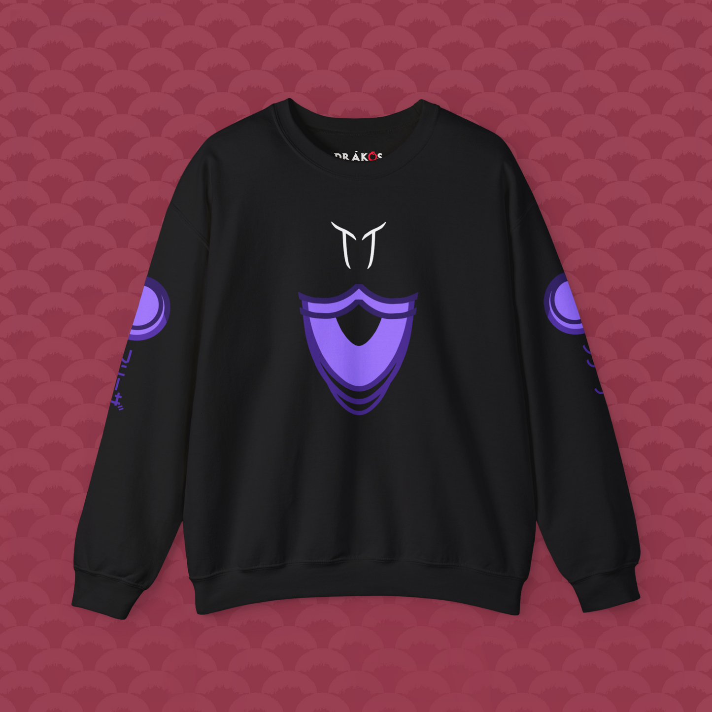 Sudadera Frío Imperial variante negra "Frío Oscuro" de frente