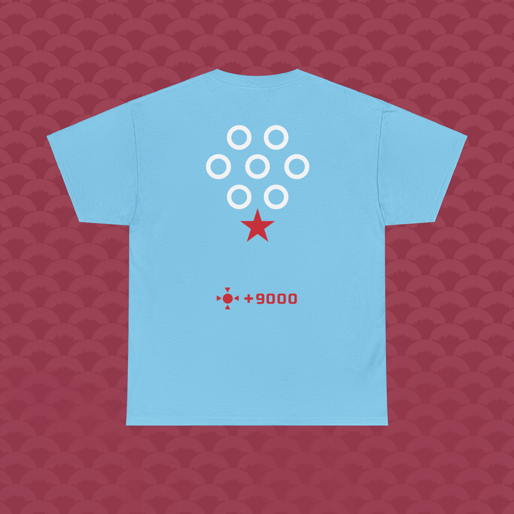 Las Esferas variante "Divino", azul cielo de espalda